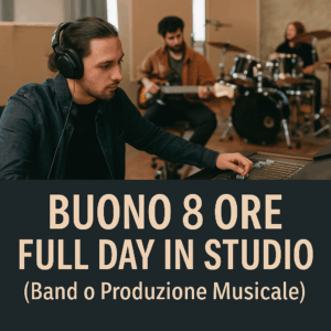 Buono 8 ore – Full Day in uno Studio di Registrazione
